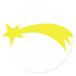 x-mas star - falling star stickers