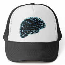X-RAY BRAIN SIDE VIEW BLUE
