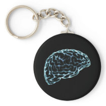 X-RAY BRAIN SIDE VIEW BLUE