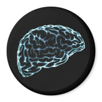 X-RAY BRAIN SIDE VIEW BLUE