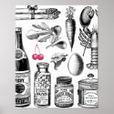 X-Ray Grocery Bag Poster posters