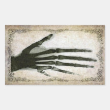 X-Ray Hand with Extra Finger Sticker