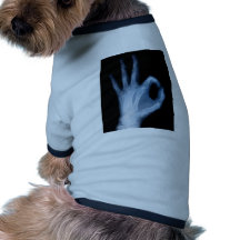 x ray ok dog tee