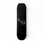 X-RAY PUPPY DOG SKELETON SITTING - SEPIA skateboards