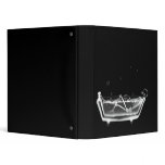 X-Ray Skeleton B&W Bath Time Tub binders