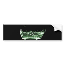 X-Ray Skeleton Bath Black Green