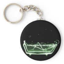 X-Ray Skeleton Bath Black Green