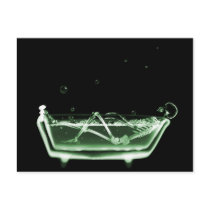 X-Ray Skeleton Bath Black Green
