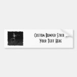 X-RAY SKELETON JOY LEAP B&W BUMPER STICKERS