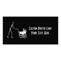 X-Ray Skeleton Mom & Baby - Original B&W