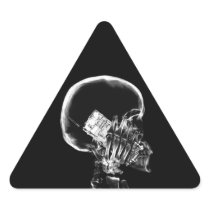 X-RAY SKELETON ON CELL PHONE BLACK & WHITE