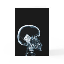 X-RAY SKELETON ON PHONE - BLUE