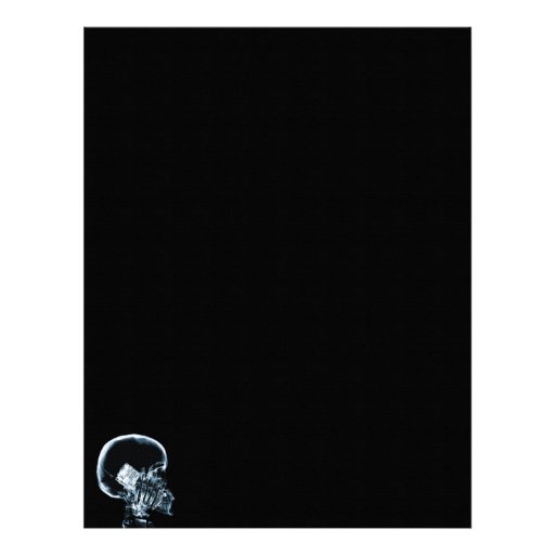 X-RAY SKELETON ON PHONE - BLUE LETTERHEAD TEMPLATE