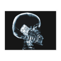 X-RAY SKELETON ON PHONE - BLUE