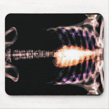 X-RAY SKELETON TORSO RIBS - ORIGINAL MOUSEPAD