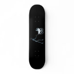 X-RAY SKELETON WOMAN & BABY CARRIAGE - BLUE skateboards