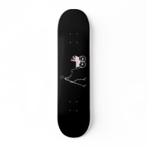 X-RAY SKELETON WOMAN & BABY CARRIAGE - PINK