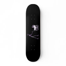 X-RAY SKELETON WOMAN & BABY CARRIAGE - PURPLE