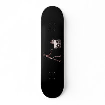 X-RAY SKELETON WOMAN & BABY CARRIAGE - RED