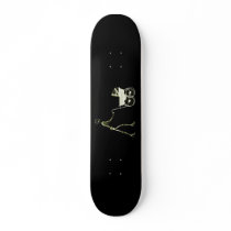 X-RAY SKELETON WOMAN & BABY CARRIAGE - YELLOW