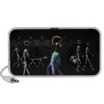X-Ray Skeletons Midnight Stroll - B&W & Rainbow Speaker