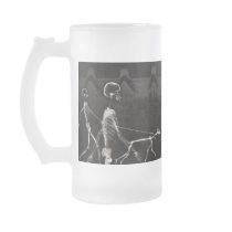 X-Ray Skeletons Midnight Stroll Black Sepia Coffee Mug
