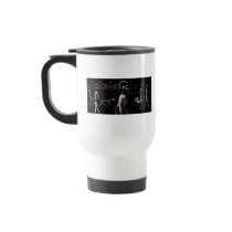 X-Ray Skeletons Midnight Stroll Black Sepia Coffee Mug