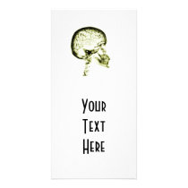 X-RAY SKULL BRAIN - YELLOW