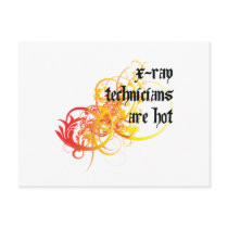X-Ray Technicians Are Hot Postcard