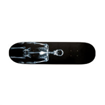 X-Ray Vision Blue Single Skeleton Board