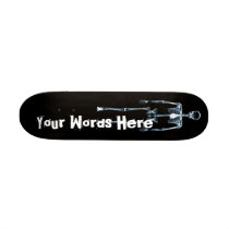 X-Ray Vision Blue Single Skeleton Boards