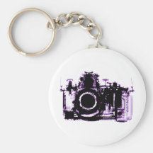 X-RAY VISION CAMERA BLACK PURPLE KEY CHAINS