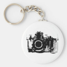X-RAY VISION CAMERA BLACK & WHITE KEY CHAIN