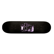 X-RAY VISION CAMERA - PURPLE SKATEBOARD DECK