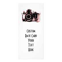 X-RAY VISION CAMERA - RED CUSTOMIZED RACK CARD