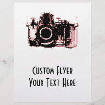 X-RAY VISION CAMERA - RED PERSONALIZED FLYER