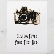 X-RAY VISION CAMERA - SEPIA FULL COLOUR FLYER