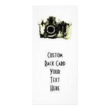 X-RAY VISION CAMERA - YELLOW CUSTOM RACK CARD