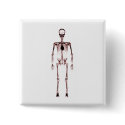 X-Ray Vision Single Skeleton White Red buttons
