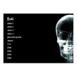 X-RAY VISION SKELETON SKULL - ORIGINAL BUSINESS CARD TEMPLATE