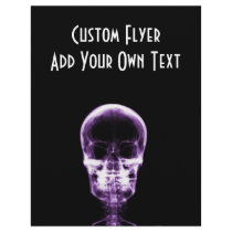 X-RAY VISION SKELETON SKULL - PURPLE