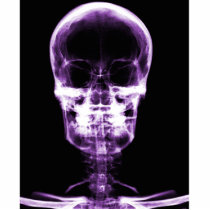 X-RAY VISION SKELETON SKULL - PURPLE