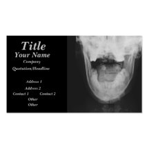 X-rayed 3 business card