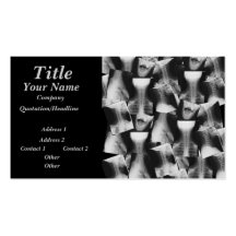 X-rayed Business Cards