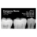 X-Rays of Teeth business cards