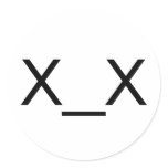 x_x Dead Emoticon Stickers