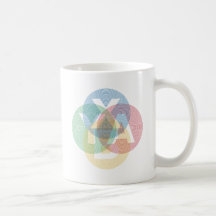 XABY Colored Coffee Mugs