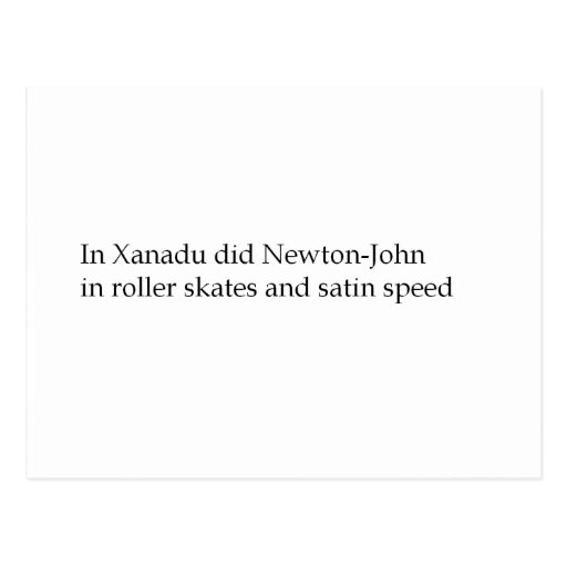 Xanadu Post Cards