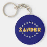 Xander en or du football porte-clé