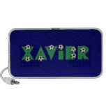 Xavier en vert du football haut-parleurs iPod